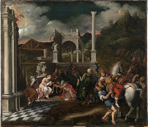 The Adoration of the Magi, 1550, Paris Bordone