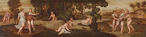 Diana and Callisto, 1545, Paris Bordone