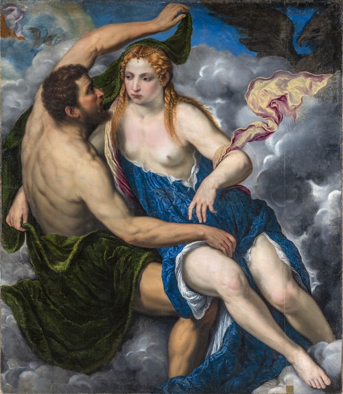 Jupiter and Io, 1550, Paris Bordone