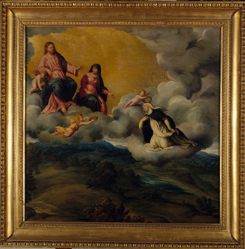 Estasi di santa Caterina da Siena presentata dalla Vergine al Salvatore, , Paris Bordone