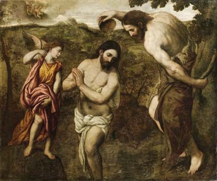 The Baptism of Christ, , Paris Bordone