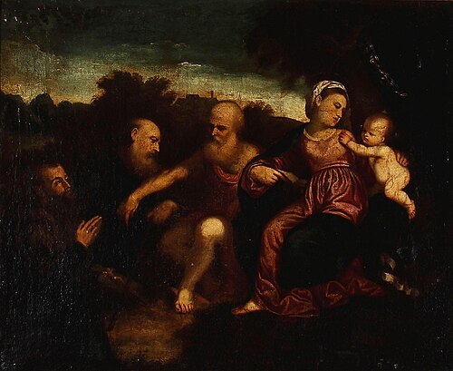 Sacred conversation, 1560, Paris Bordone