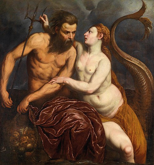 Neptune  und  Amphitrite, 1560, Paris Bordone