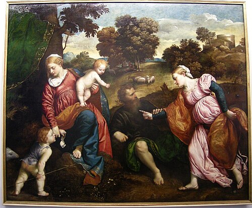 The Mystical Marriage of Saint Catherine, , Paris Bordone