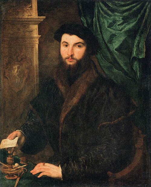 Portrait de Thomas Stachel, 1540, Paris Bordone