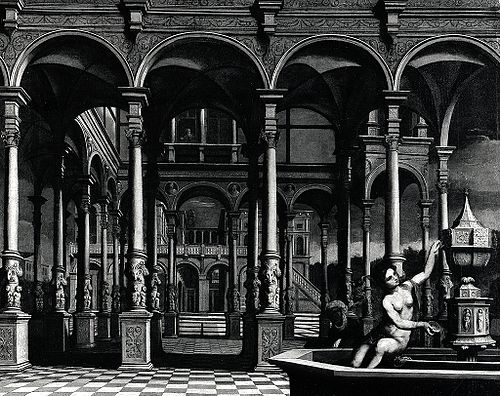 David and Bathsheba, 1540, Paris Bordone