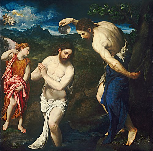 The Baptism of Christ, 1535, Paris Bordone