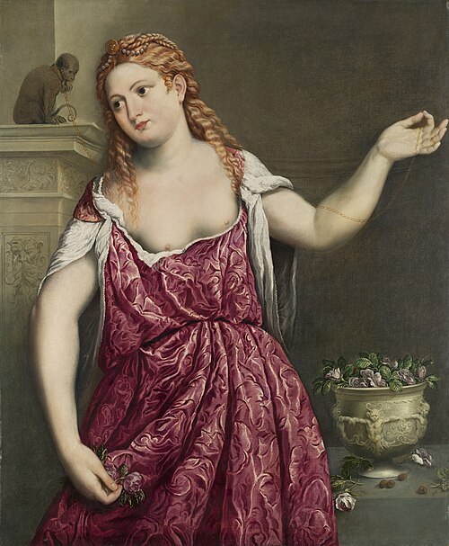 Portrait d'une jeune femme, 1550, Paris Bordone