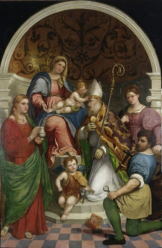 Conversation sacrée, 1530, Paris Bordone