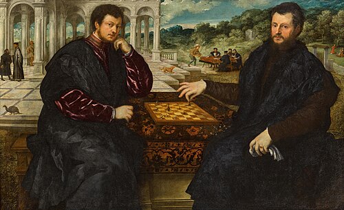 Joueurs d'échecs, 1542, Paris Bordone