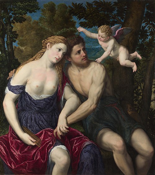 A Pair of Lovers, 1542, Paris Bordone