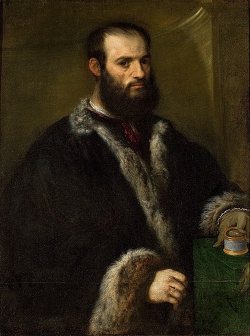 Portrait of Alvise Contarini (?), 1550, Paris Bordone