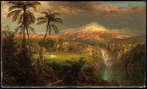 Passing Shower in the Tropics, 1872, Frederic Edwin Church
