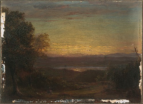 Sunset from Olana, 1891, Frederic Edwin Church