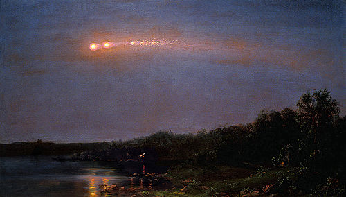 Le Météore de 1860, 1860, Frederic Edwin Church