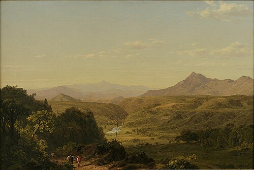 Scene Among the Andes, 1854, Frederic Edwin Church