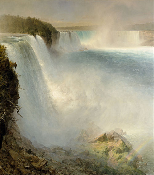 Les Chutes du Niagara depuis le côté américain, 1867, Frederic Edwin Church