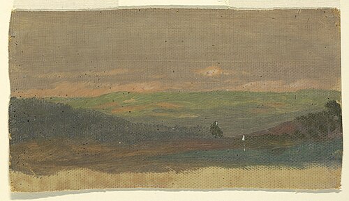 Flanc de colline, 1860, Frederic Edwin Church