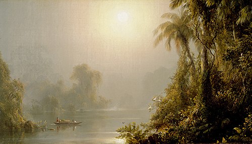 Matin sous les tropiques, 1858, Frederic Edwin Church