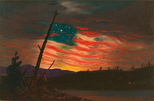 Our Banner in the Sky, 1861, Frederic Edwin Church