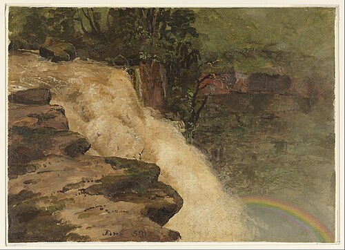 Chute d'eau en Colombie, 1853, Frederic Edwin Church