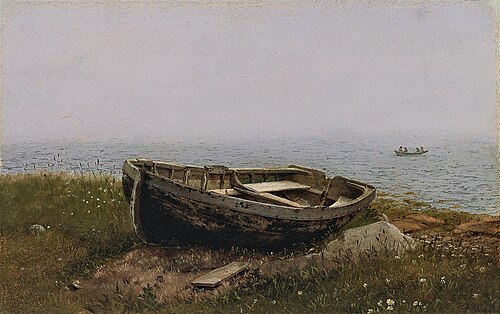 Bateau abandonné, 1850, Frederic Edwin Church