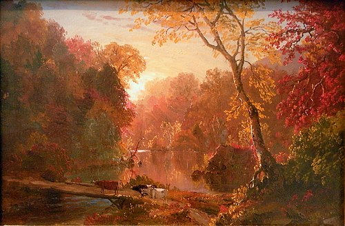 Automne en Amérique du Nord, 1856, Frederic Edwin Church