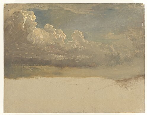 Étude de nuages, 1871, Frederic Edwin Church