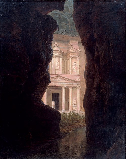 El Khasne, Petra, 1874, Frederic Edwin Church