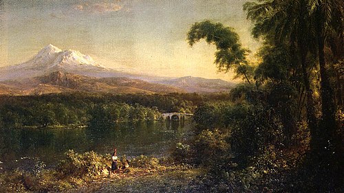 Figures in an Ecuadorian Landscape, 1872, Frederic Edwin Church