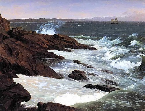 Fog off Mount Desert, 1850, Frederic Edwin Church