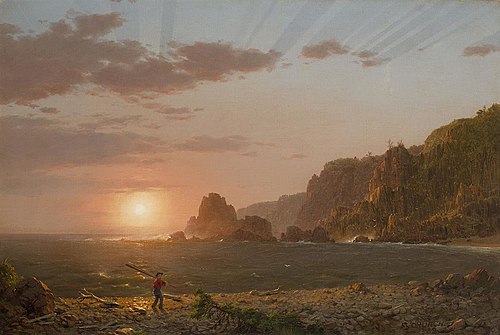 Grand Manan, baie de Fundy, 1852, Frederic Edwin Church