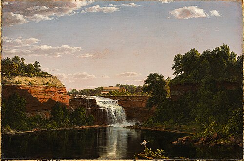 Lower Falls, Rochester, 1849, Frederic Edwin Church