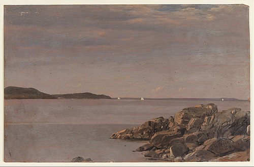 Mount Desert Island, côte du Maine, 1850, Frederic Edwin Church