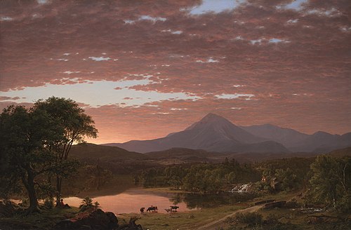 Mt. Ktaadn, 1853, Frederic Edwin Church