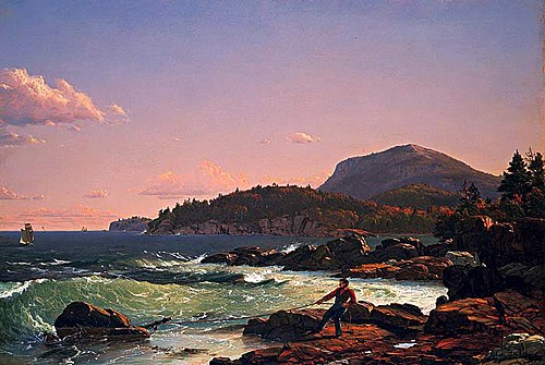 Newport Mountain, Mount Desert, 1851, Frederic Edwin Church