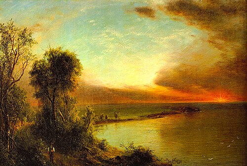 Setting Sun, 1864, Frederic Edwin Church