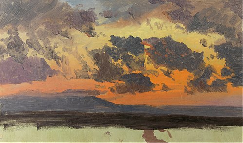 Le Ciel au coucher du soleil, Jamaïque, 1865, Frederic Edwin Church