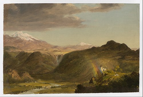 Paysage sud-américain, 1854, Frederic Edwin Church
