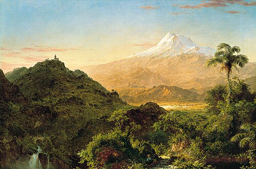 Paysage sud-américain, 1856, Frederic Edwin Church