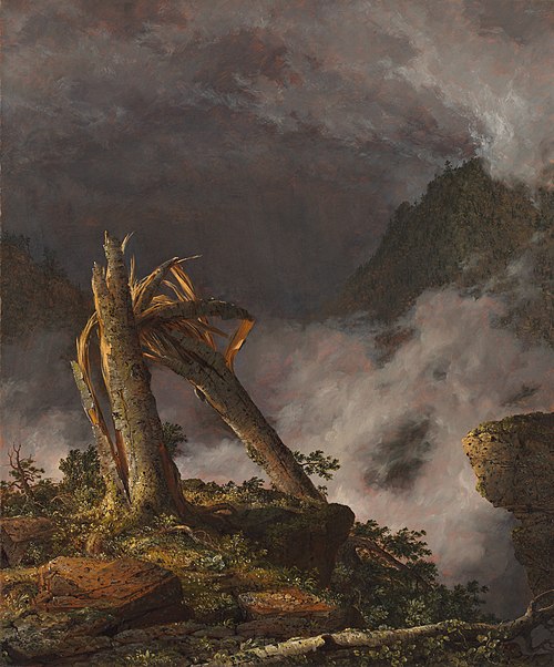 Storm in the Mountains, 1847, Frederic Edwin Church