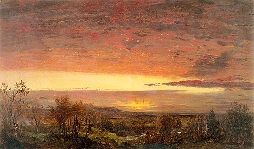 Sunrise, 1847, Frederic Edwin Church