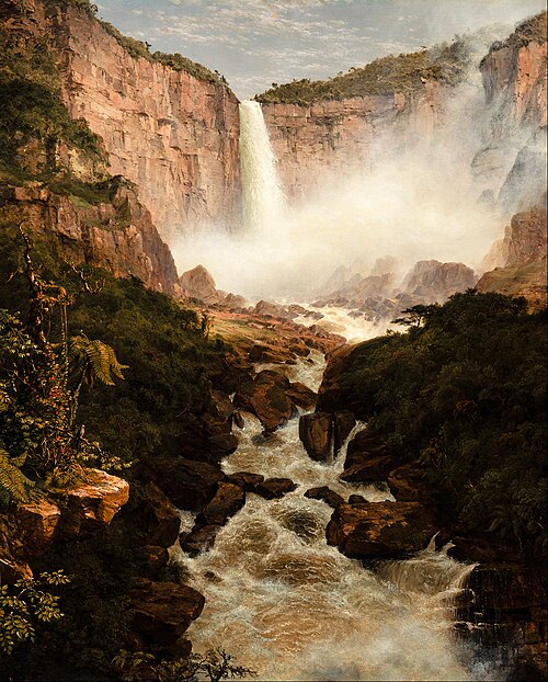 Les Chutes de Tequendama près de Bogota, Nouvelle-Grenade, 1854, Frederic Edwin Church