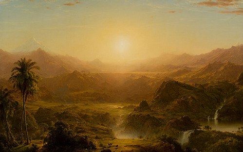 Les Andes d'Équateur, 1855, Frederic Edwin Church