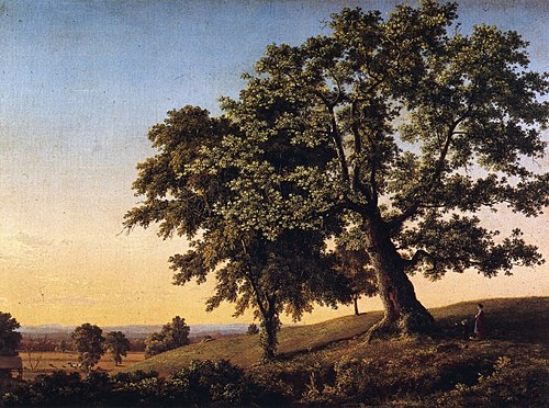The Charter Oak, 1847, Frederic Edwin Church