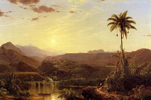 The Cordilleras, Sunrise, 1854, Frederic Edwin Church