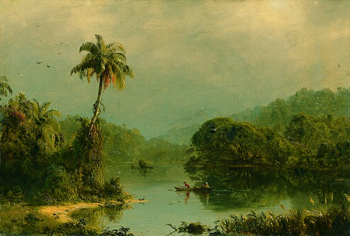 Paysage tropical, 1855, Frederic Edwin Church