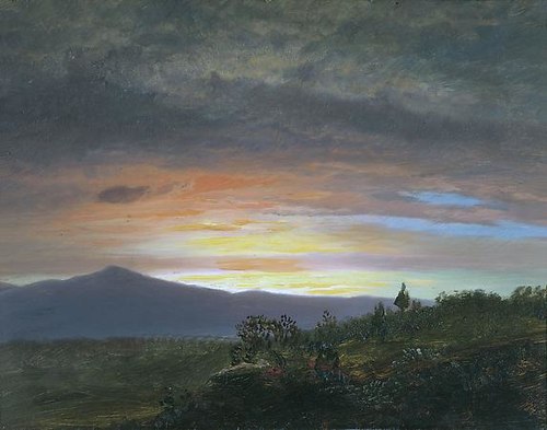 Twilight, Mount Ktaadn, 1858, Frederic Edwin Church