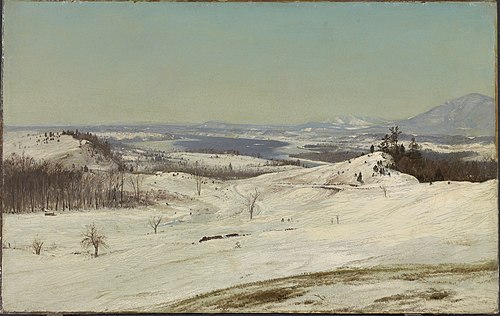 View from Olana in the Snow, 1873, Frederic Edwin Church