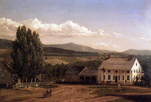 View in Pittsford, Vermont, 1848, Frederic Edwin Church